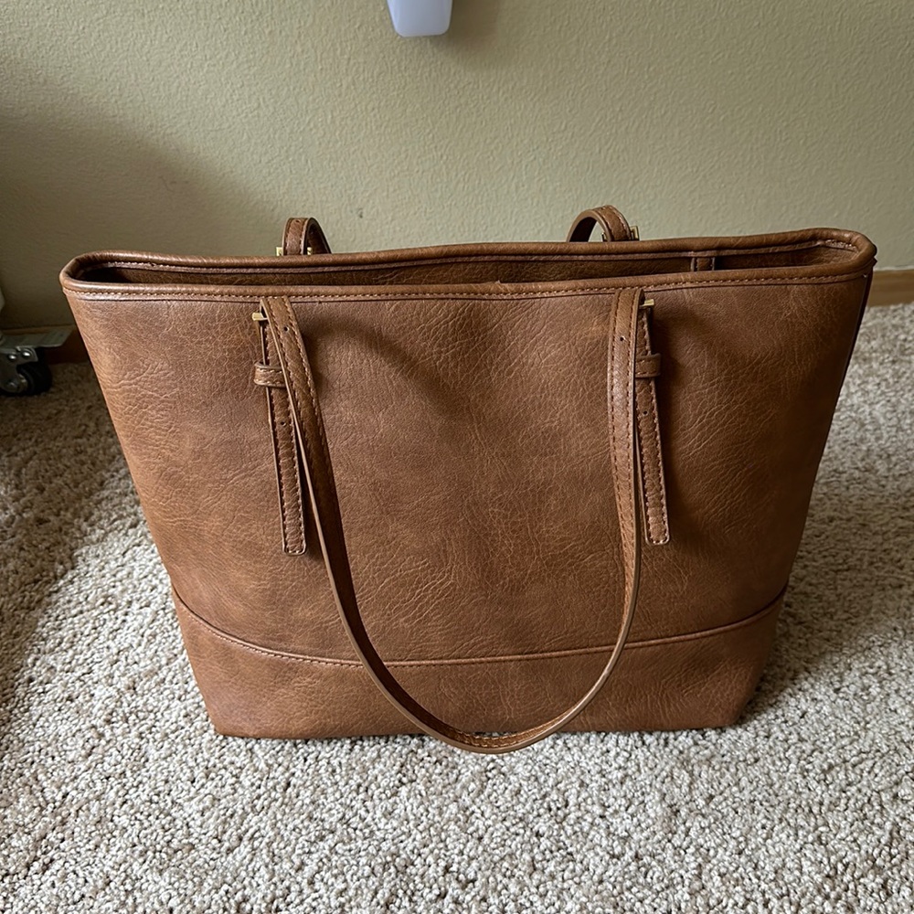 Urban Expressions Large Leather Tote